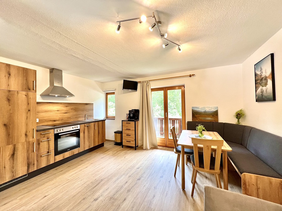 Küche und Wohnbereich